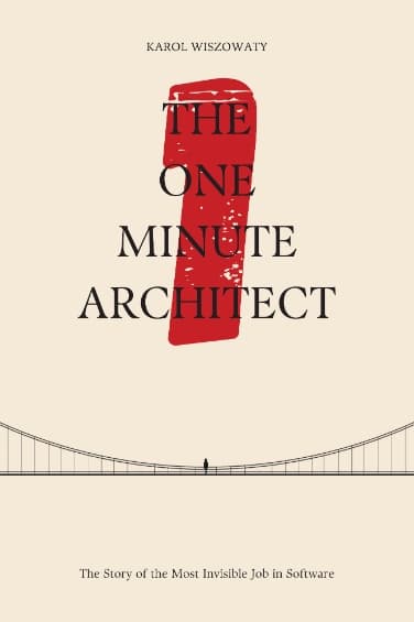 Okładka książki The One Minute Architect Karola Wiszowatego